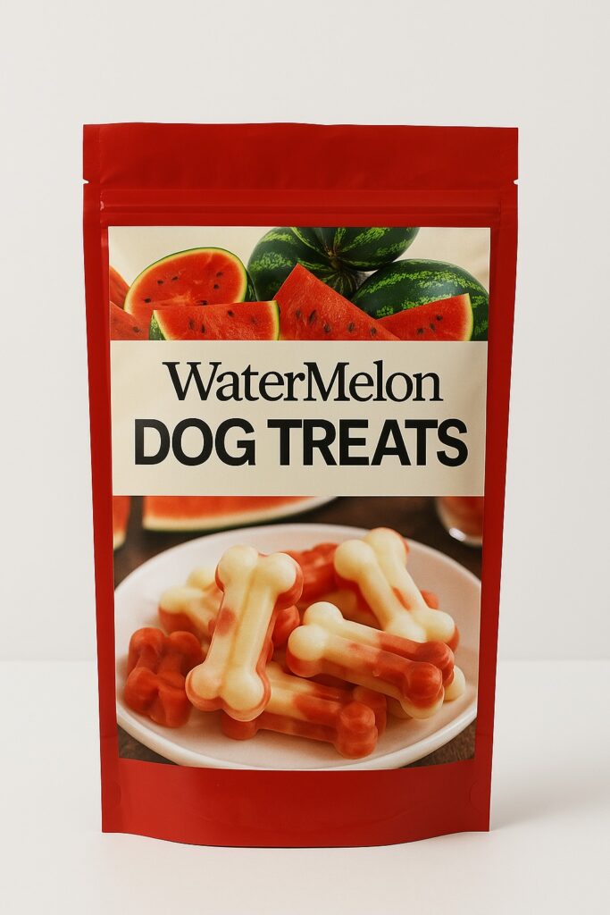 Frozen Bone Broth for Dogs with Watermelon